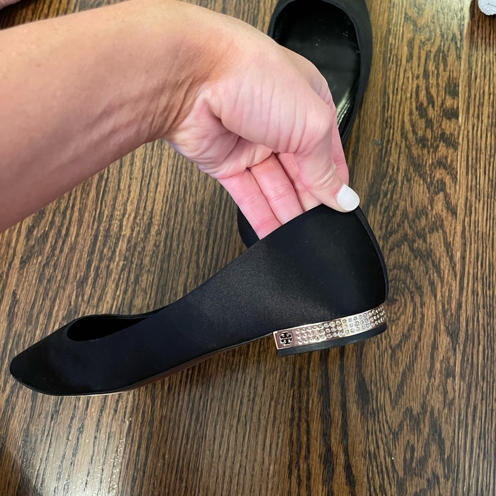 Tory Burch Satin Ballet Flats